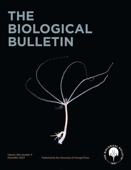 Book cover of The Biological Bulletin, volume 245 number 3 (December 2023)