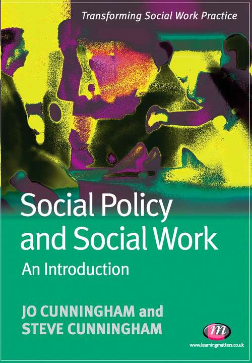 Book cover of Social Policy and Social Work: An Introduction