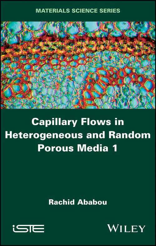 Book cover of Capillary Flows in Heterogeneous and Random Porous Media