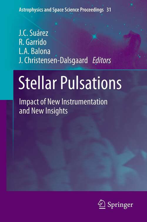 Book cover of Stellar Pulsations