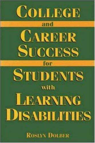 Book cover of College and Career Success for Students with Learning Disabilities