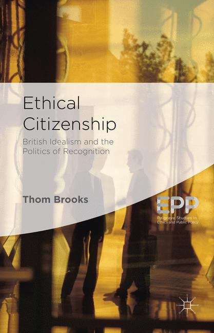 Book cover of Ethical Citizenship