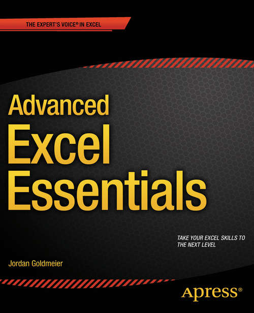 Book cover of Advanced Excel Essentials