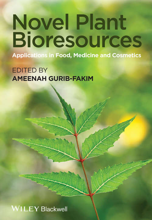 Book cover of Novel Plant Bioresources