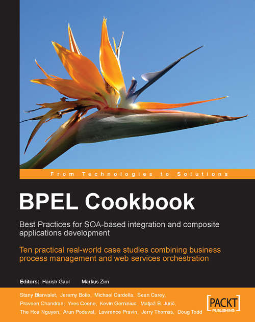 Book cover of BPEL Cookbook: Best Practices for SOA-based integration and composite applications development