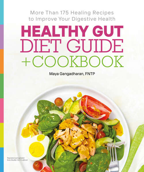 Book cover of Healthy Gut Diet Guide + Cookbook