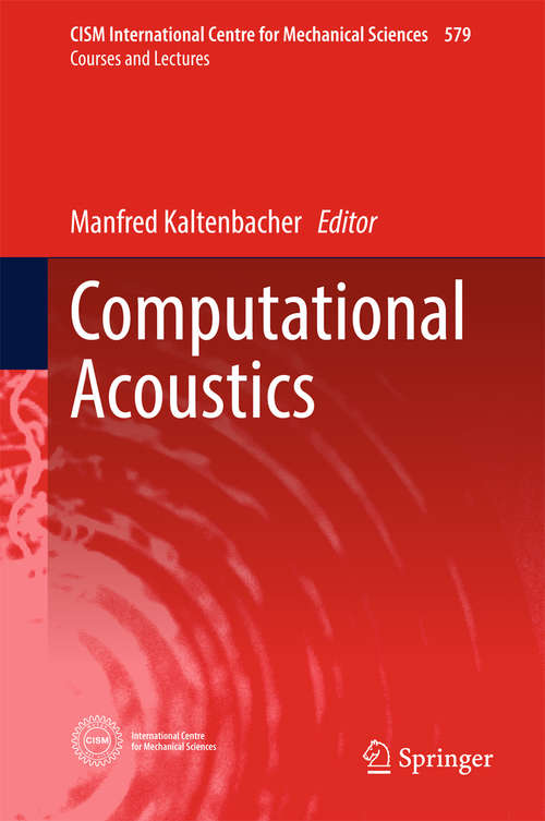 Book cover of Computational Acoustics