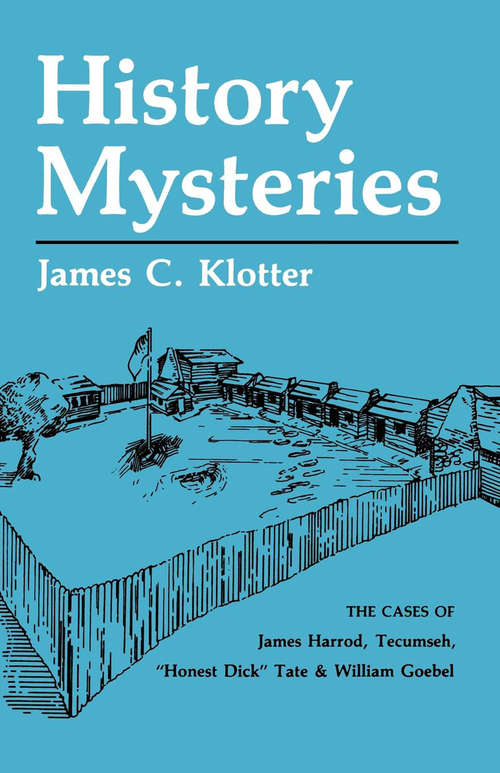 Book cover of History Mysteries (New Books for New Readers)