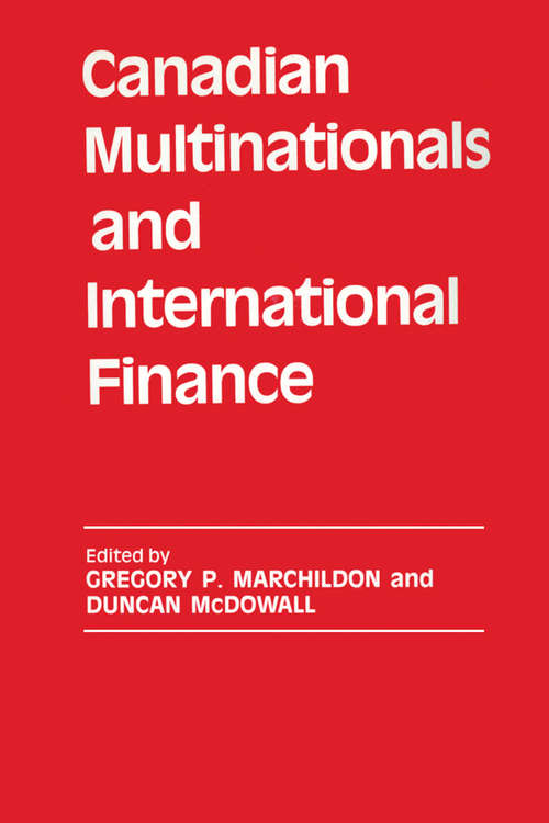 Canadian Multinationals and International Finance