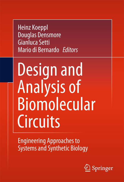 Book cover of Design and Analysis of Biomolecular Circuits