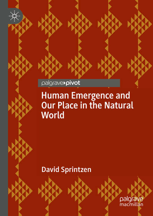 Book cover of Human Emergence and Our Place in the Natural World