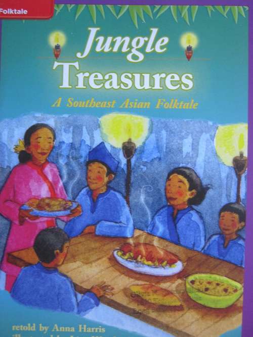 Book cover of Jungle Treasures: A Southeast Asian Folktale [On Level, Grade 3]