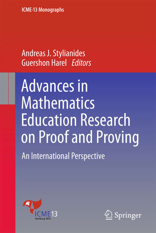 Book cover of Advances in Mathematics Education Research on Proof and Proving