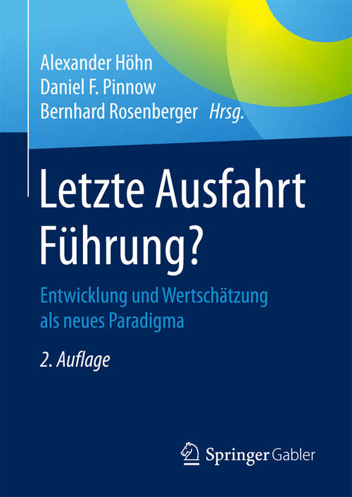 Book cover of Letzte Ausfahrt Führung?