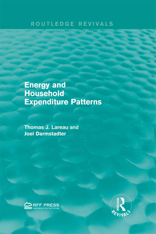 Energy and Household Expenditure Patterns (Routledge Revivals)
