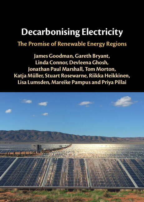 Book cover of Decarbonising Electricity: The Promise of Renewable Energy Regions