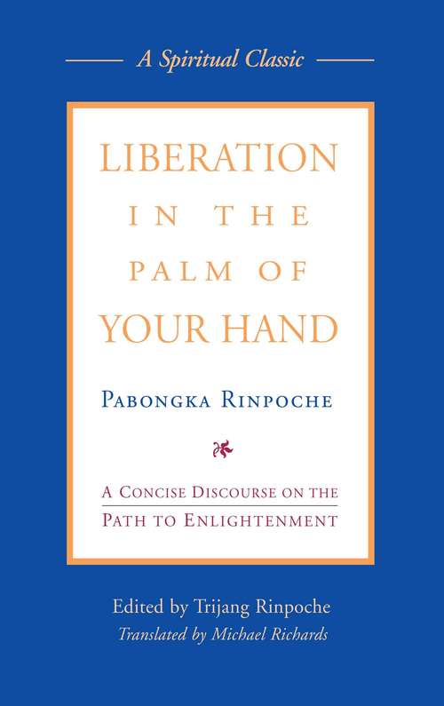 Book cover of Liberation in the Palm of Your Hand