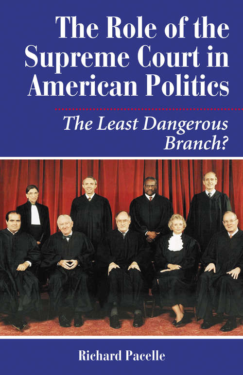 Book cover of The Role Of The Supreme Court In American Politics