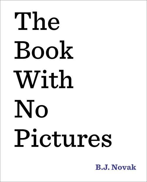 Book cover of The Book with No Pictures