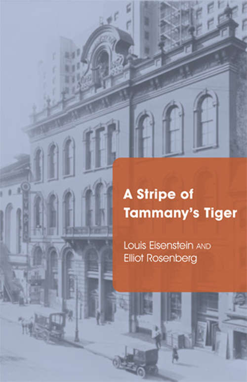 Book cover of A Stripe Of Tammany's Tiger