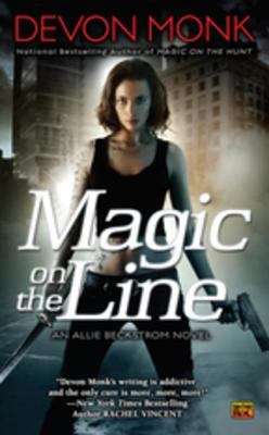 Book cover of Magic on the Line (Allie Beckstrom #7)