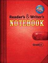 Book cover of Reader's and Writer's Notebook [Grade 5]