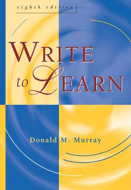 Book cover of Write to Learn (8th edition)