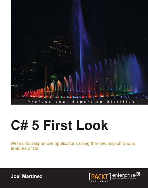Book cover of C# 5 First Look