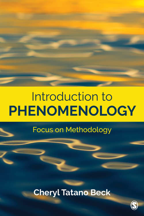 Book cover of Introduction to Phenomenology: Focus on Methodology