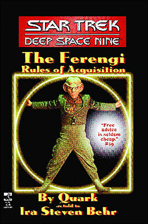 Book cover of The Star Trek: The Ferengi Rules of Acquisition