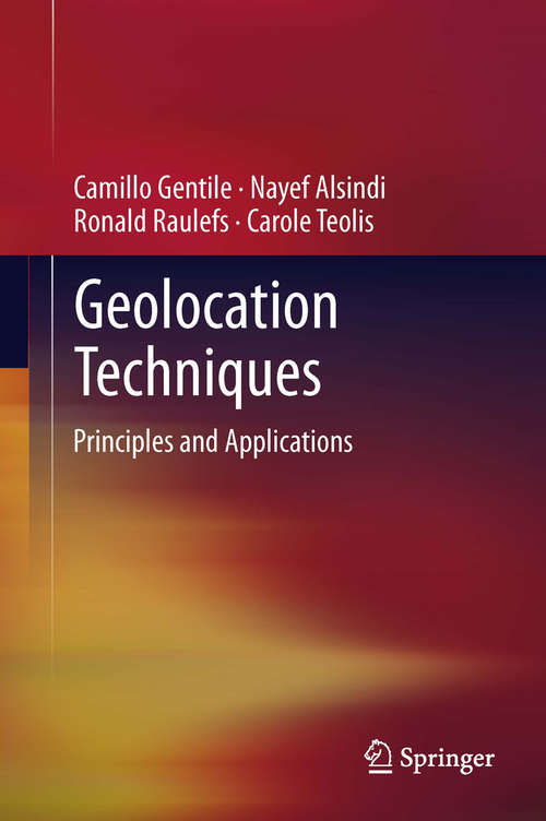Book cover of Geolocation Techniques
