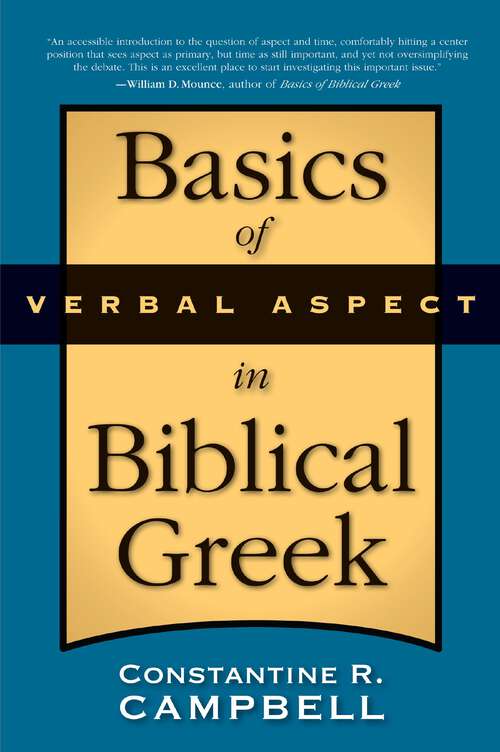 Book cover of Basics of Verbal Aspect in Biblical Greek