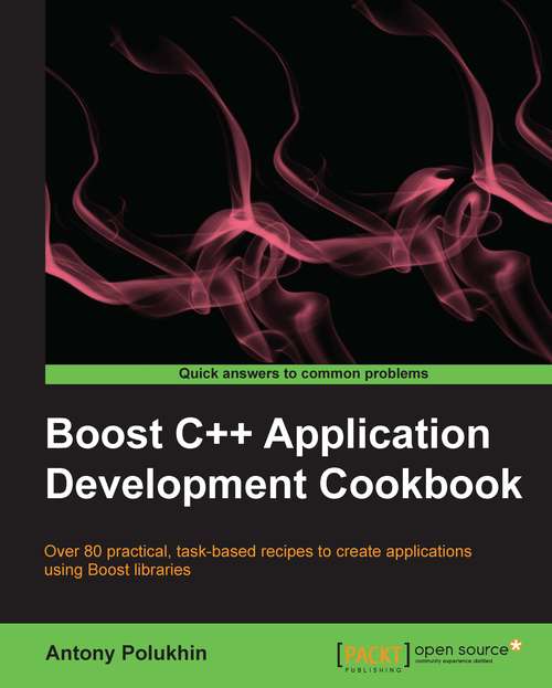 Book cover of Boost C++ Application Development Cookbook
