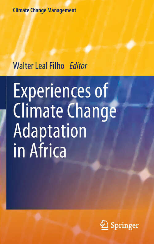 Book cover of Experiences of Climate Change Adaptation in Africa