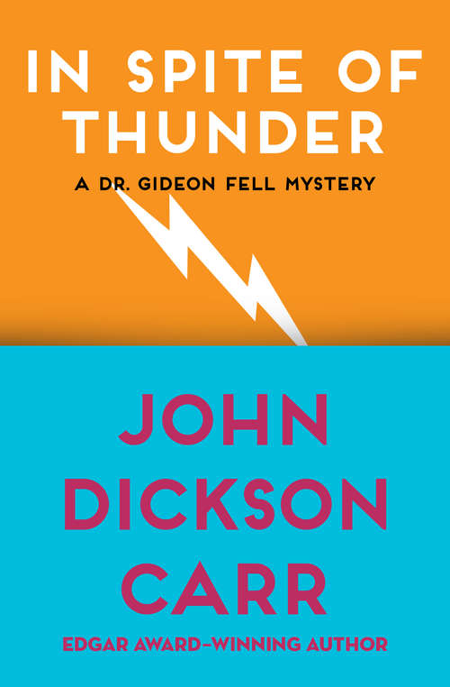 Book cover of In Spite of Thunder