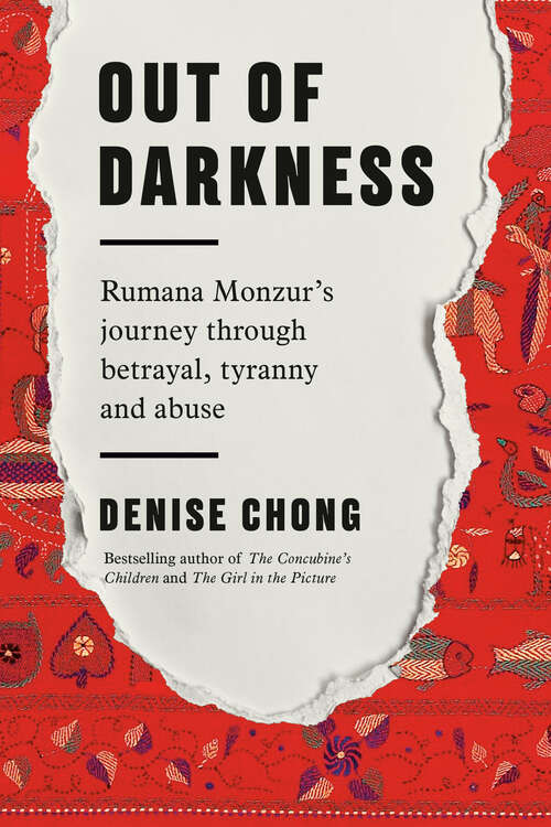 Book cover of Out of Darkness: Rumana Monzur's Journey through Betrayal, Tyranny and Abuse