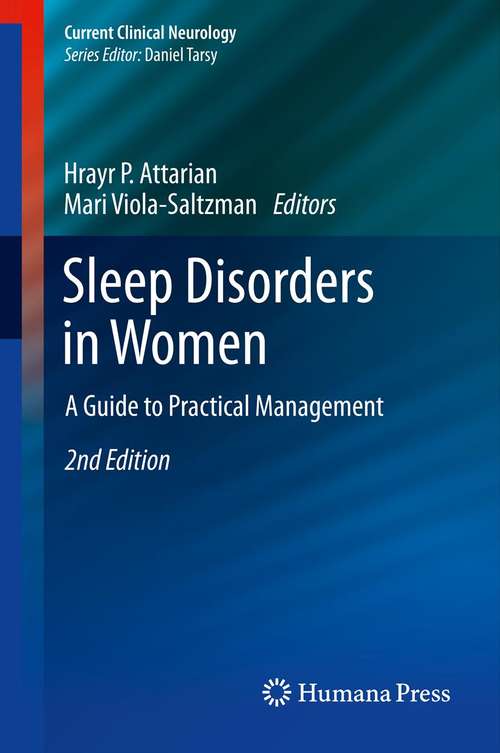 Book cover of Sleep Disorders in Women