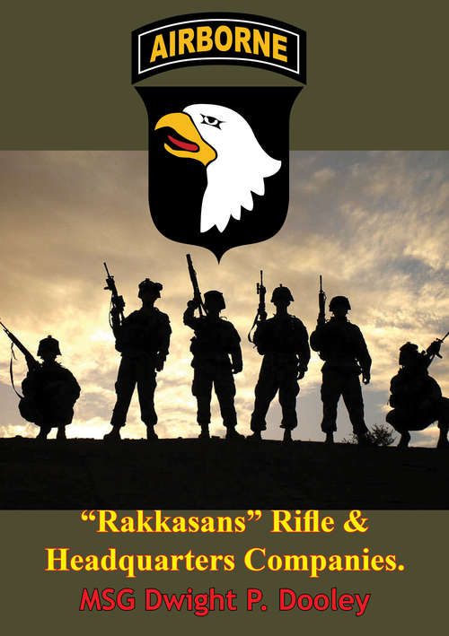 Book cover of “Rakkasans” Rifle & Headquarters Companies