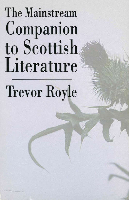 Book cover of The Mainstream Companion to Scottish Literature