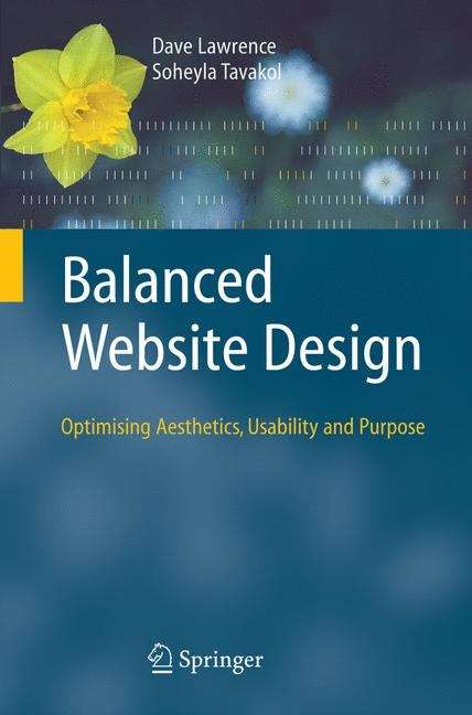 Book cover of Balanced Website Design: Optimising Aesthetics, Usability and Purpose