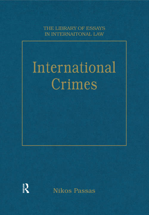 Book cover of International Crimes