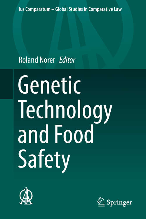 Book cover of Genetic Technology and Food Safety