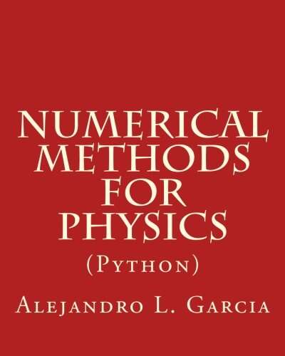 Book cover of Numerical Methods for Physics (Python)