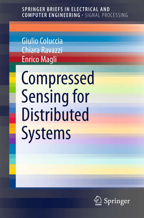 Book cover of Compressed Sensing for Distributed Systems (SpringerBriefs in Electrical and Computer Engineering)