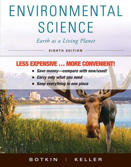 Book cover of Environmental Science: Earth As A Living Planet 8th Ed