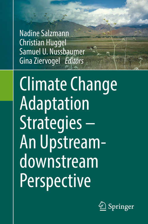 Book cover of Climate Change Adaptation Strategies – An Upstream-downstream Perspective