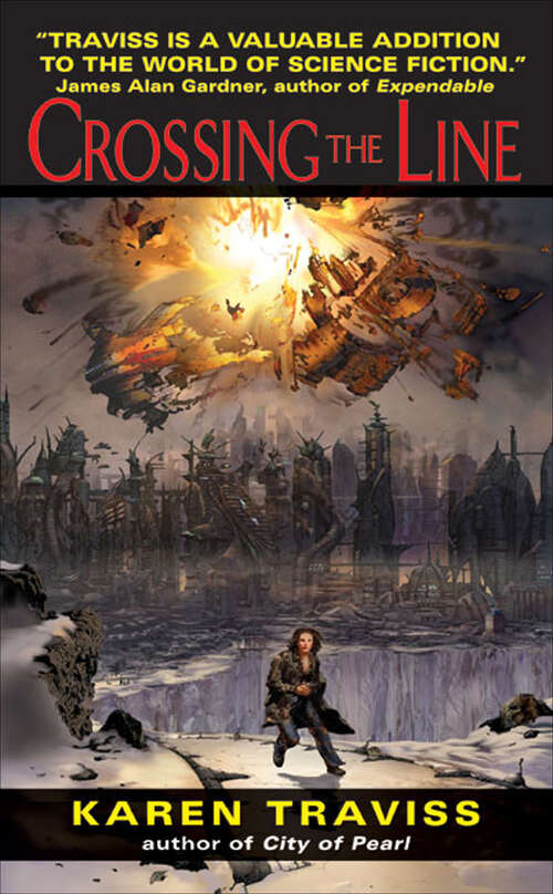 Book cover of Crossing the Line (The Wess'har Wars #2)
