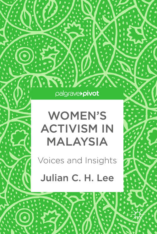 Book cover of Women’s Activism in Malaysia: Voices And Insights