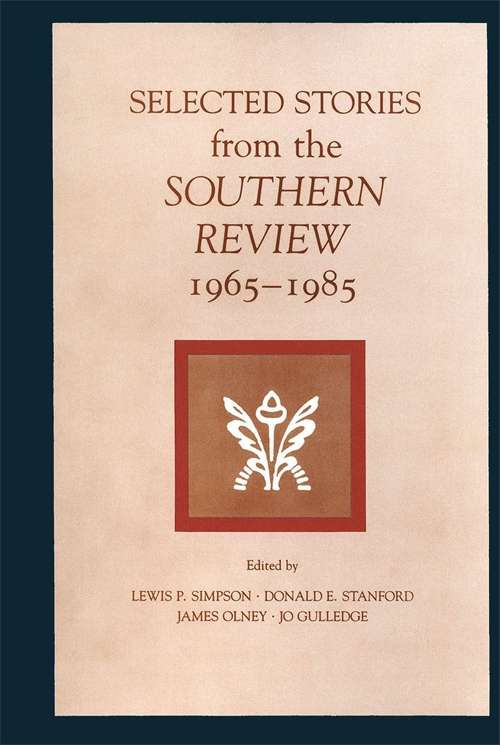 Selected Stories from the Southern Review (Southern Literary Studies)