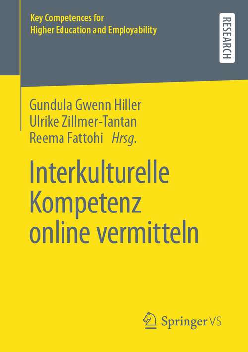 Book cover of Interkulturelle Kompetenz online vermitteln (2024) (Key Competences for Higher Education and Employability)
